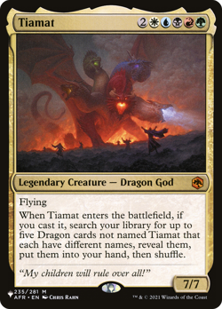 Tiamat [The List] Magic MTG - Image 1