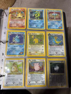Vintage Pokemon Cards Collection In Folder - Image 1