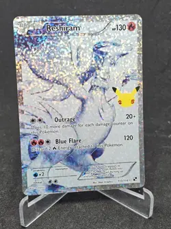 Pokemon Card Reshiram 113/114 Classic Collection Black & White Ultra Rare - Image 1