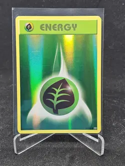 Pokemon Card Grass Energy 91/108 Evolutions Reverse Holo - Image 1