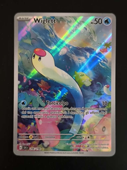 Carta Pokemon WIGLETT 206/198 Scarlatto e Violetto SVI Alternative Art ITA NM - Image 1