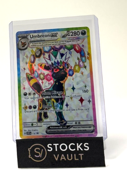Pokemon TCG Umbreon ex 176 Full Art Prismatic Evolutions Black Star Promo NM - Image 1