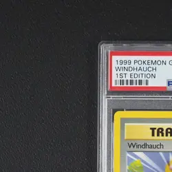 PSA - 10 WOTC 1. Edition Gust of Wind Pokemon Karte TCG 93/102 Base Set /N55 - Image 3