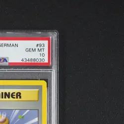 PSA - 10 WOTC 1. Edition Gust of Wind Pokemon Karte TCG 93/102 Base Set /N55 - Image 4