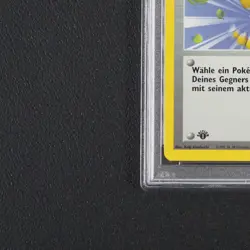 PSA - 10 WOTC 1. Edition Gust of Wind Pokemon Karte TCG 93/102 Base Set /N55 - Image 5