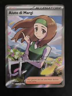 Carta Pokemon AIUTO DI MARGI 195/165 Set 151 MEW Full Art Holo ITA Near Mint - Image 1
