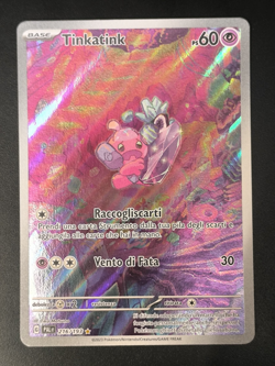 Carta Pokemon TINKATINK 216/193 Evoluzioni a Paldea PAL Holo Rara ITA NM - Image 1