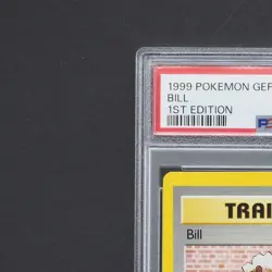 PSA 9 - 1 Edition WOTC Bill Pokemon Karte TCG 91/102 Common Base Set /T72 - Image 3