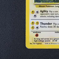 Raichu - Pokemon Karte TCG 16/130 Rare Holo Basis-Set 2 /E43 - Image 5