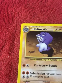 Poliwrath 28/75 Neo Discovery Regular Wotc Pokemon Card Lp- - Image 2