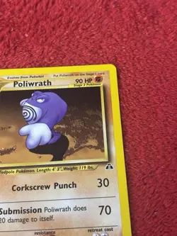 Poliwrath 28/75 Neo Discovery Regular Wotc Pokemon Card Lp- - Image 3