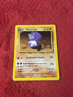 Poliwrath 28/75 Neo Discovery Regular Wotc Pokemon Card Lp- - Image 5