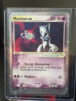 Mewtwo ex 101/109 - EX Ruby & Sapphire 2003 Pokemon Card - Holo Rare - LP - Image 1