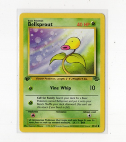 Bellsprout 49/64 Pokemon Jungle 1st Edition Card 1999 - Image 1