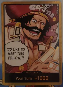 One Piece TCG English OP13 GOLD Don!! Card - Carrying On His Will - Image 1