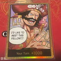 DON!! Card (Gol.D.Roger) (Gold) Carrying On His Will Foil - Image 1