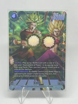 Kale FB08-032 Alternate Art Saiyan's Pride Dragon Ball English Card Fusion World - Image 1