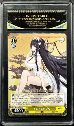 2025 Weiss Schwarz Cards JPN. Azur Lane Indomitable S119-025 PCG 10 GEM-MT - Image 1