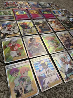 Pokemon TCG 29 Card Full Art Holo Trainer Lot ALL NM S&V/Sword & Shield Era - Image 2