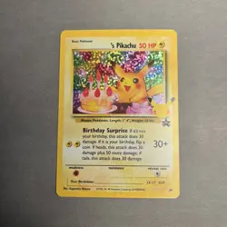 Pokemon TCG Birthday Pikachu Trading Card #24 Celebrations Classic Collection - Image 1