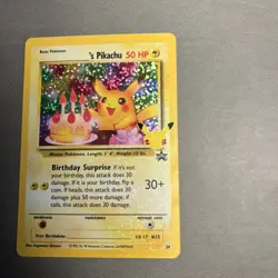Pokemon TCG Birthday Pikachu Trading Card #24 Celebrations Classic Collection - Image 2