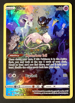 Pokemon TCG Mew GG10/GG70 Galarian Gallery Crown Zenith Full Art Card - Image 1