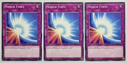 (Set Of 3) Mirror Force YGLD-ENA37 (NM) Common Unlimited 2020 YuGiOh! Card TCG - Image 1