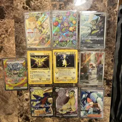 Pokemon TCG Card Lot Of 10! Alt Art, Vintage. Conditions vary, see descrip. - Image 1
