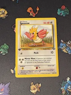 Pokemon Cards Spearow 62/64 Jungle FIRST EDITION WOTC - (LP) #1 - Image 1