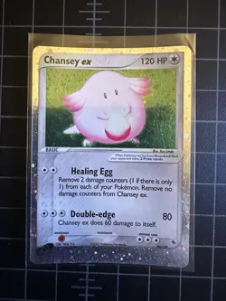 Pokemon TCG Ruby & Sapphire Chansey EX Holo Ultra Rare Card 96/109 2003 Ungraded - Image 1