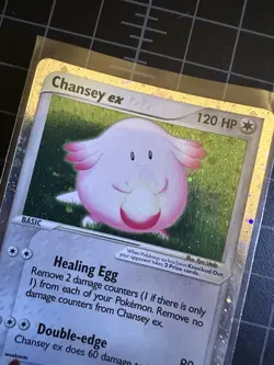 Pokemon TCG Ruby & Sapphire Chansey EX Holo Ultra Rare Card 96/109 2003 Ungraded - Image 2