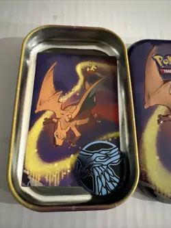Kanto Power Pokemon Storage Tin: Charizard (No Cards) Insert And Coin - Image 2