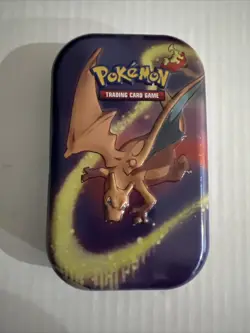 Kanto Power Pokemon Storage Tin: Charizard (No Cards) Insert And Coin - Image 3