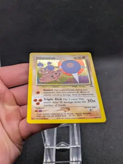 Pokemon Card Hitmontop 3/75 Holo Rare Neo Discovery WOTC NM/M - Image 3