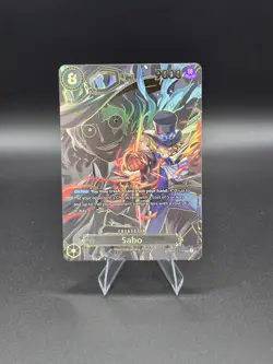 One Piece CCG Sabo Character Card OP07-118 SP SEC - Image 1