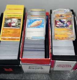 550 Card Bulk Lot Pokemon Cards Uncommon/Common 50 Holo/Reverse - Image 2