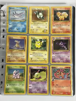 Pokemon Card Collection VTG Binder Holo Rare 1st WoTC Electivire Dark Alakazam - Image 3