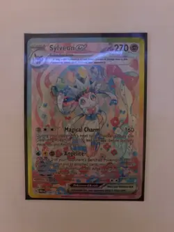 Pokemon Sylveon EX TCG Card Sir 156/131 Prismatic Evolutions - Image 1