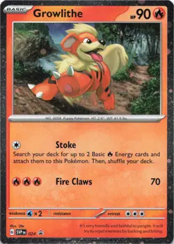 Pokemon - Growlithe #24 - SV: Scarlet & Violet Promo Cards Holo - Image 1