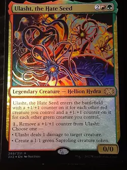 Ulasht the Hate Seed FOIL , Double Masters 2022 , NM , MTG, FREE SHIPPING - Image 1