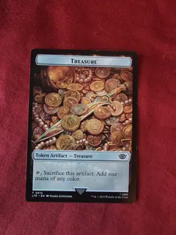 Halfling - Treasure 0003-0012 Double Sided Token LOTR Commander MTG - Image 2