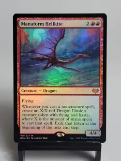 Magic The Gathering - Innistrad: Crimson Vow - Manaform Hellkite - FOIL - LP - Image 1