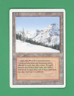 Magic The Gathering MTG Taiga (Revised) - Image 1