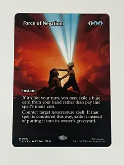 Force of Negation - Borderless - Avatar - TLE MTG - Image 1