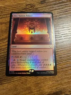 MTG Magic The Gathering Avatar Fire Nation Palace FOIL Rare! - Image 1
