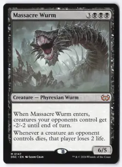 Massacre Wurm M Commander: Duskmourn: House of Horror 147 NM - Image 1