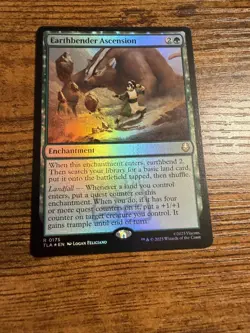 MTG Magic The Gathering Avatar Earthbender Ascension FOIL Rare! - Image 1