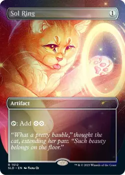 Sol Ring (1512) Secret Lair Drop Foil Cat & Dog - Image 1