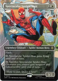 Spectacular Spider-Man (Borderless) R Marvel's Spider-Man 14 NM Normal MTG - Image 1