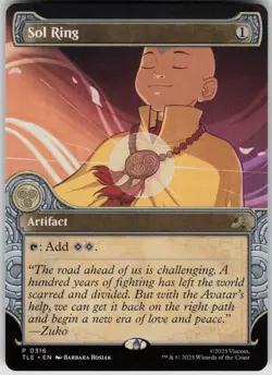 MTG Sol Ring (Showcase) Normal NM Avatar: The Last Airbender: Eternal-Legal Magi - Image 1